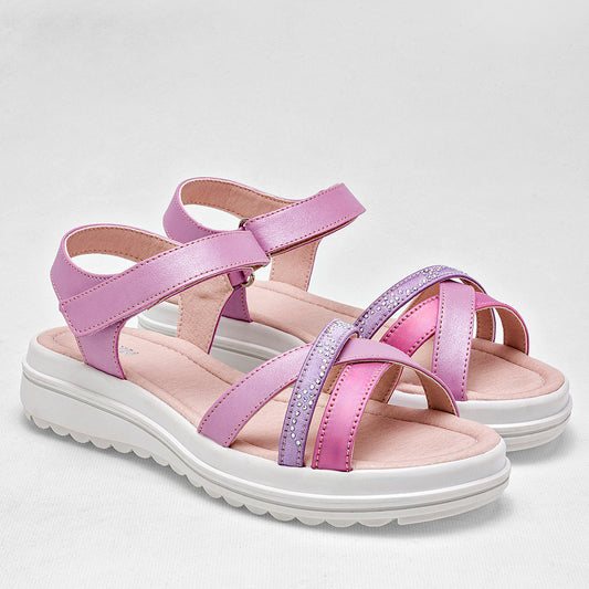 Sandalia Yuyin 24022 Para Mujer Color Rosa