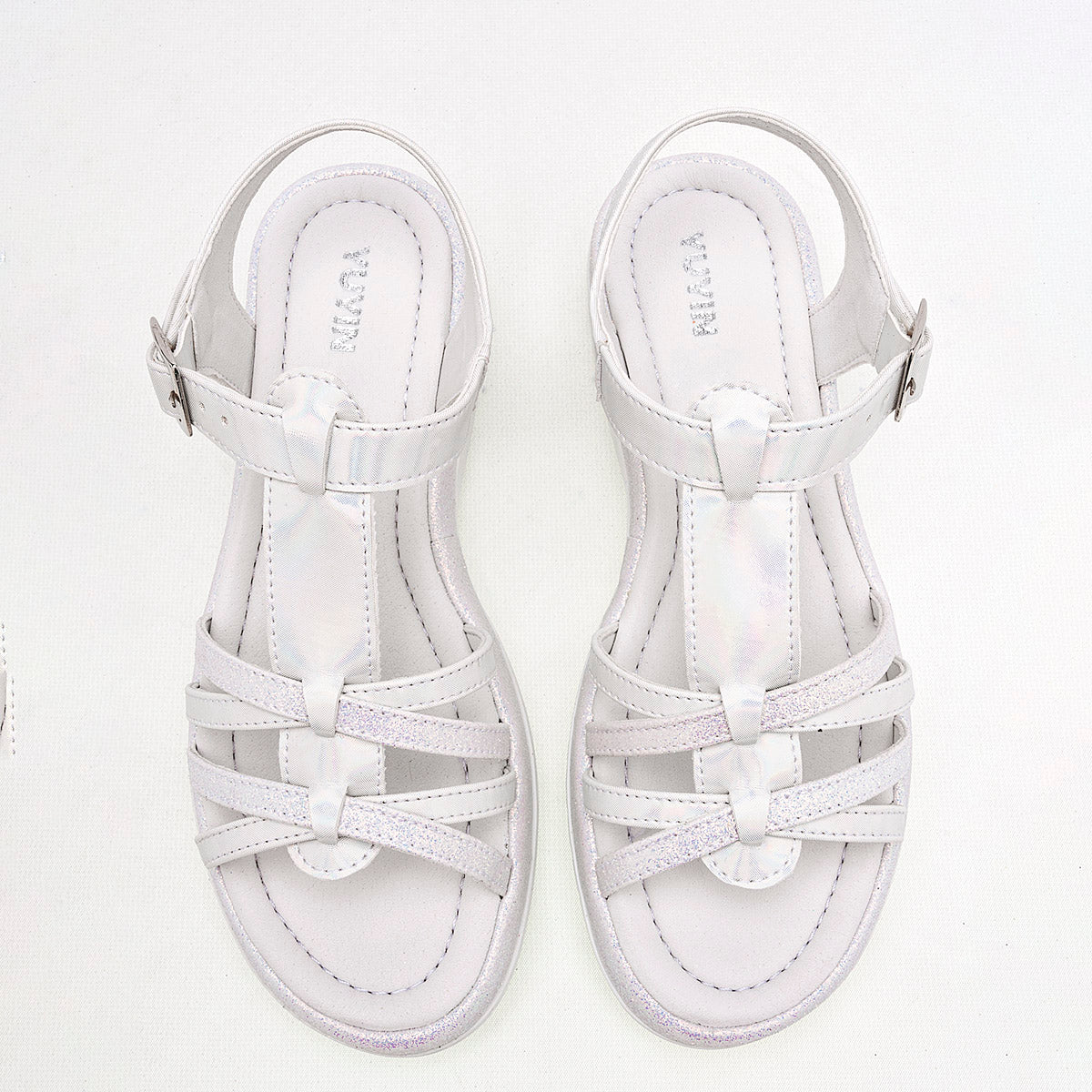 Sandalia Yuyin 24023 Para Mujer Color Blanco