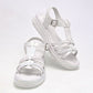 Sandalia Yuyin 24023 Para Mujer Color Blanco