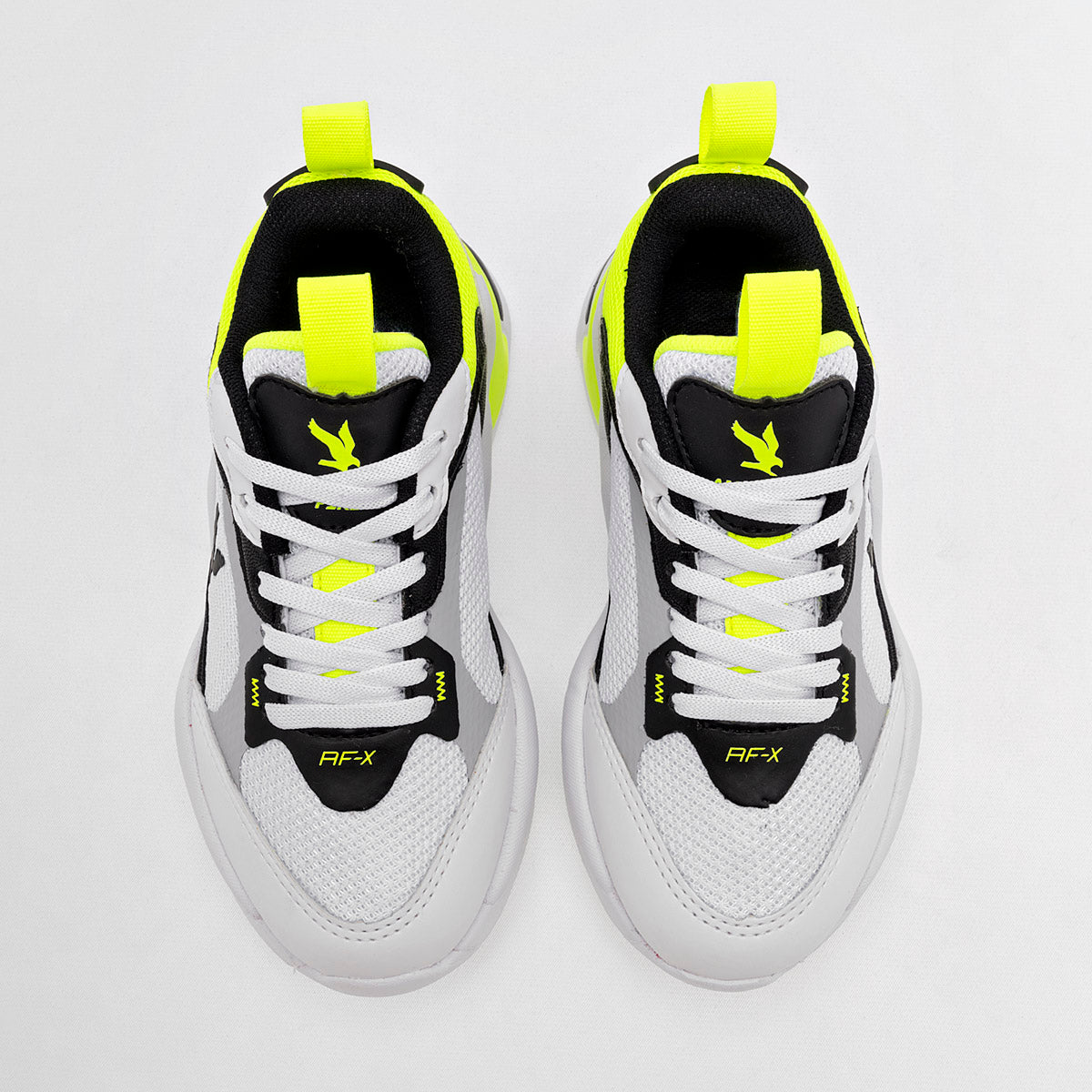 TENIS NIÑO URBANO AMERICAN FIRE A69 BLANCO NEGRO AMARILLO