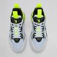 TENIS URBANO JUVENIL AMERICAN FIRE A69 BLANCO NEGRO AMARILLO