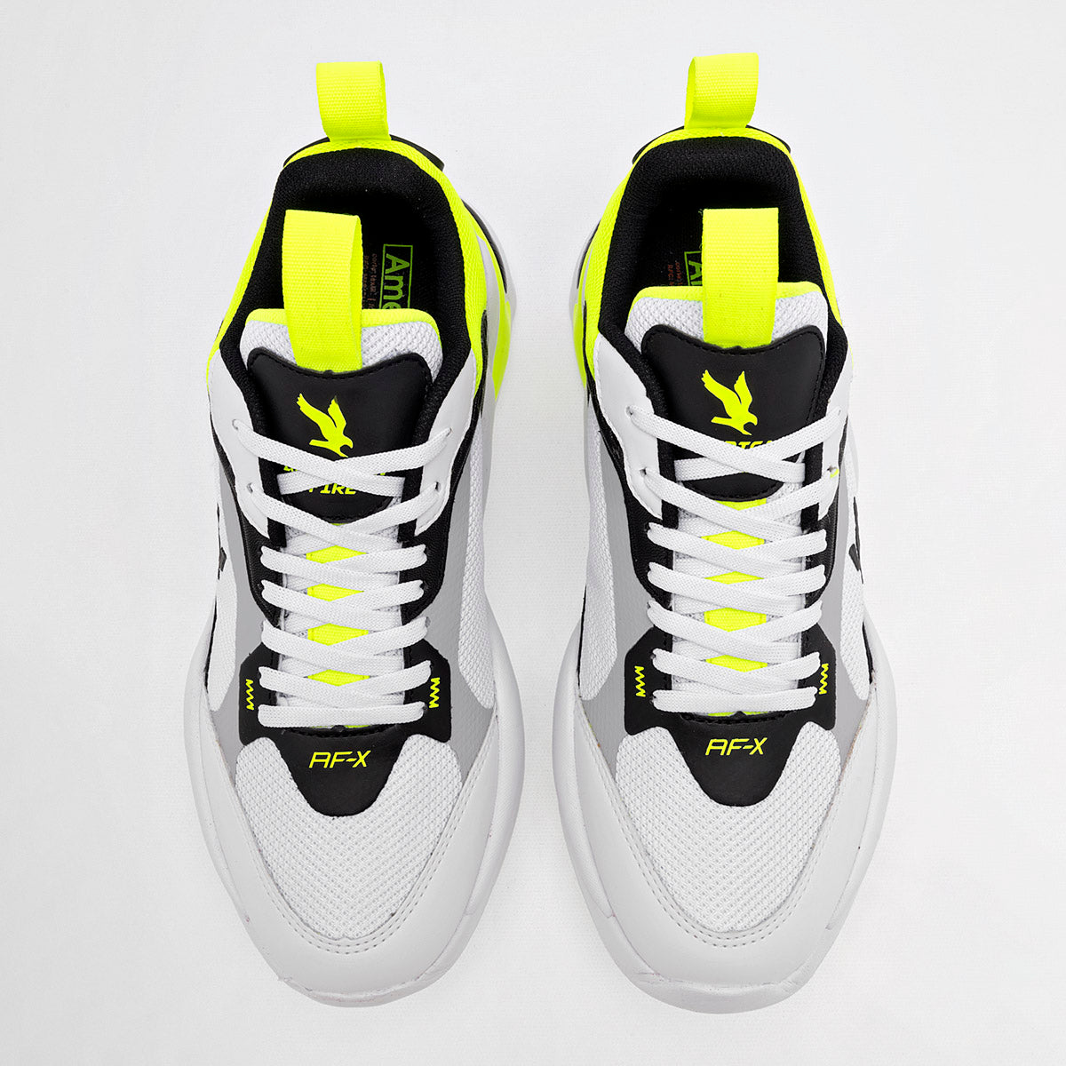 TENIS URBANO HOMBRE AMERICAN FIRE A69 BLANCO NEGRO AMARILLO