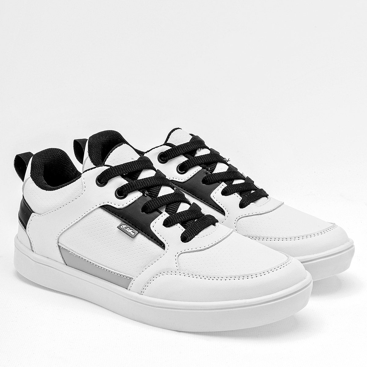 TENIS URBANO JUVENIL C>LIBRE 440 BLANCO NEGRO GRIS
