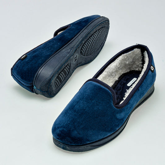 PANTUFLA MUJER MORA CONFORT SAORI MARINO