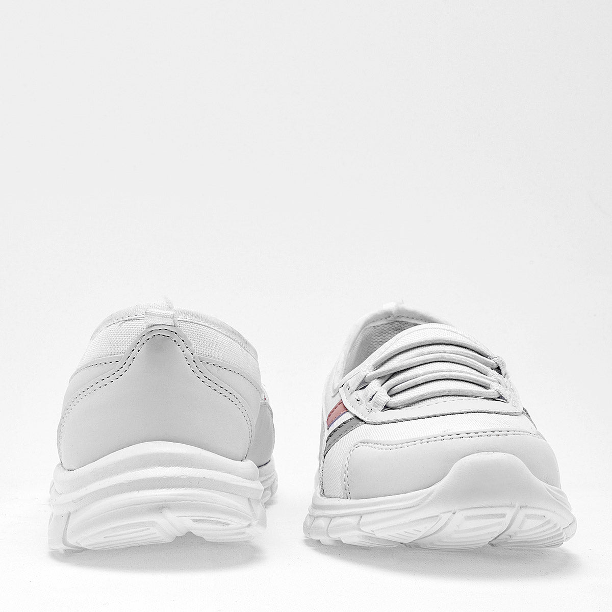 TENIS URBANO MUJER MORA CONFORT YOLANDA BLANCO GRIS ROSA
