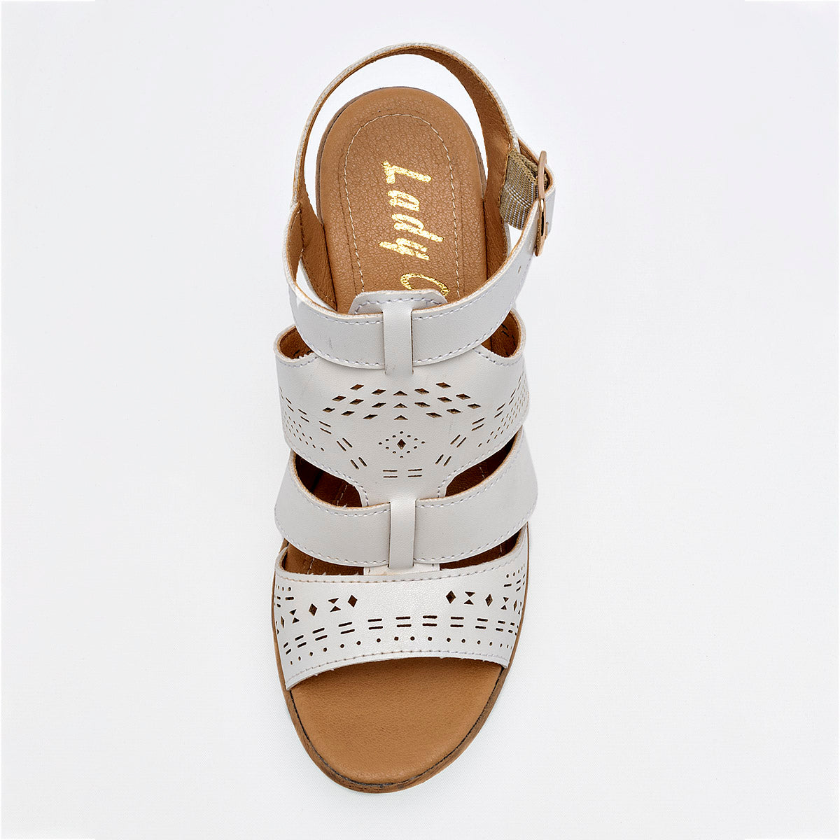 Zapatilla Abierta Lady One Tr4503 Para Mujer Color Blanco