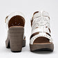 Zapatilla Abierta Lady One Tr4503 Para Mujer Color Blanco