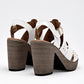 Zapatilla Abierta Lady One Tr4503 Para Mujer Color Blanco