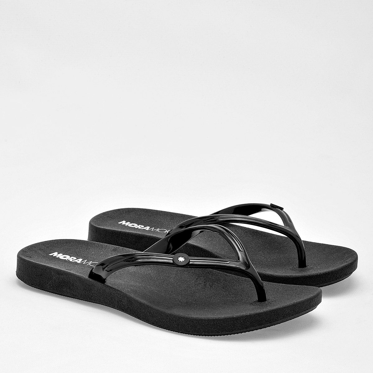 Sandalia De Playa Moramora 132sara Para Mujer Color Negro
