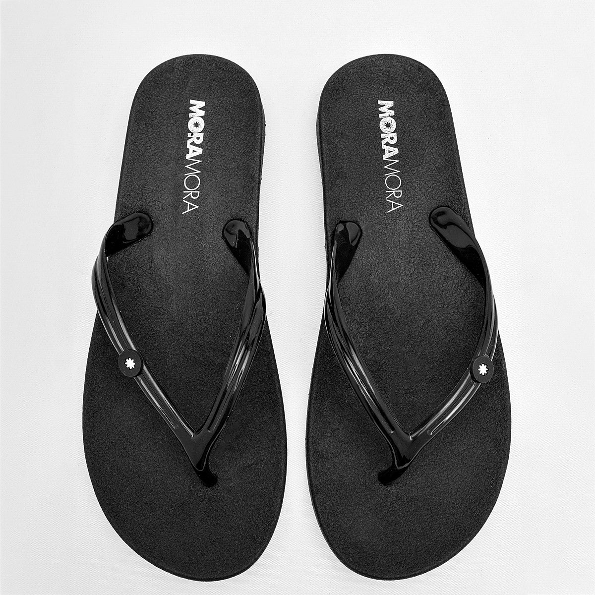Sandalia De Playa Moramora 132sara Para Mujer Color Negro