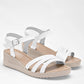 Sandalia Pravia 2735 Para Mujer Color Blanco