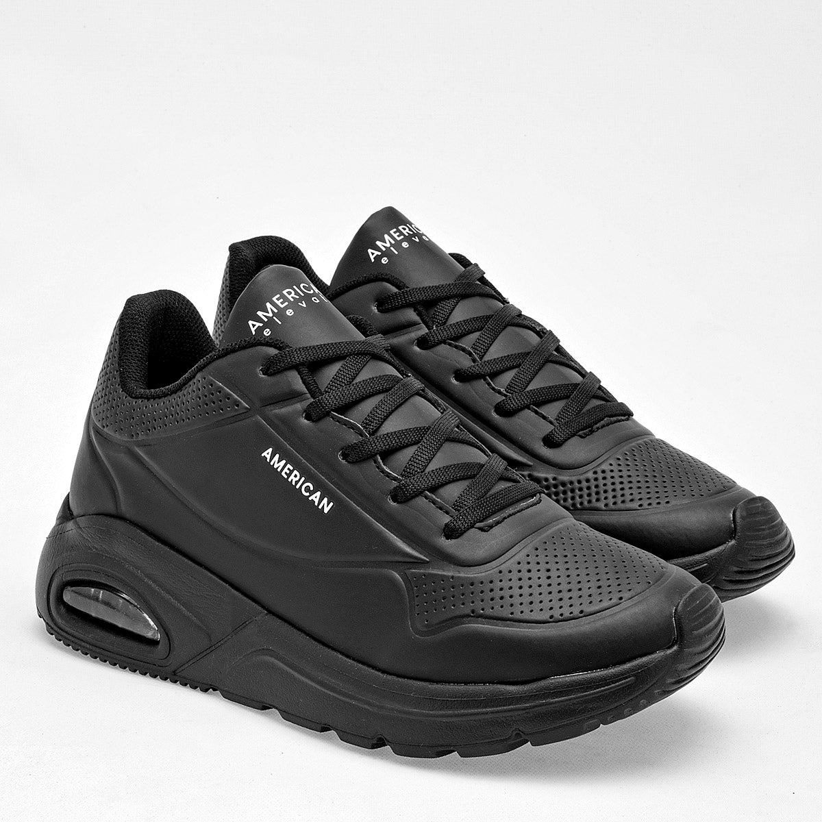 TENIS DEPORTIVO MUJER AMERICAN FIRE A74 NEGRO