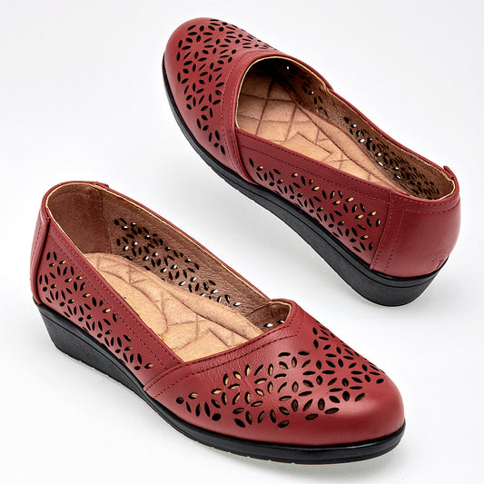 Zapato MUJER MORA CONFORT EMILY ROJO