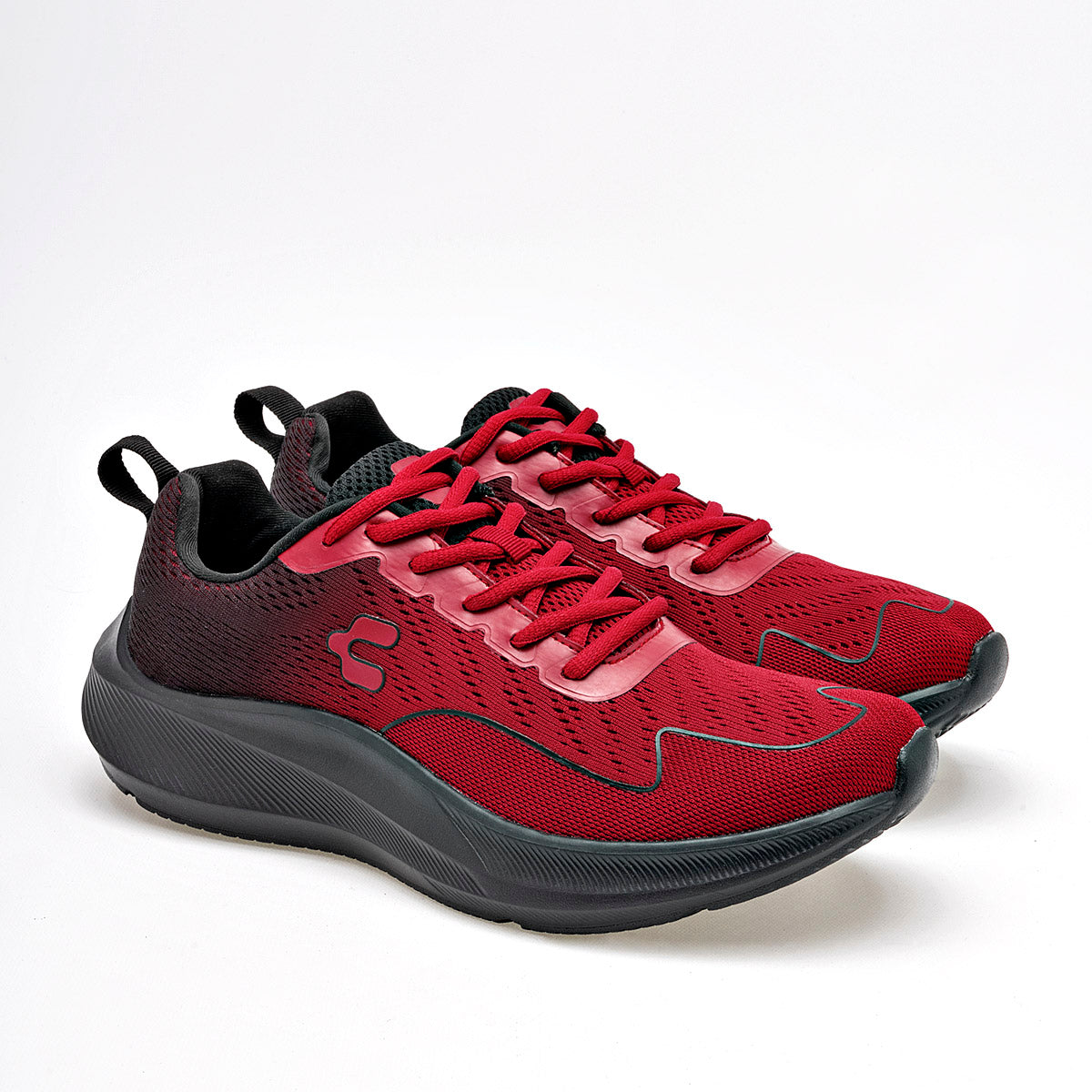 TENIS DEPORTIVO JUVENIL CHARLY 1087230002 ROJO NEGRO