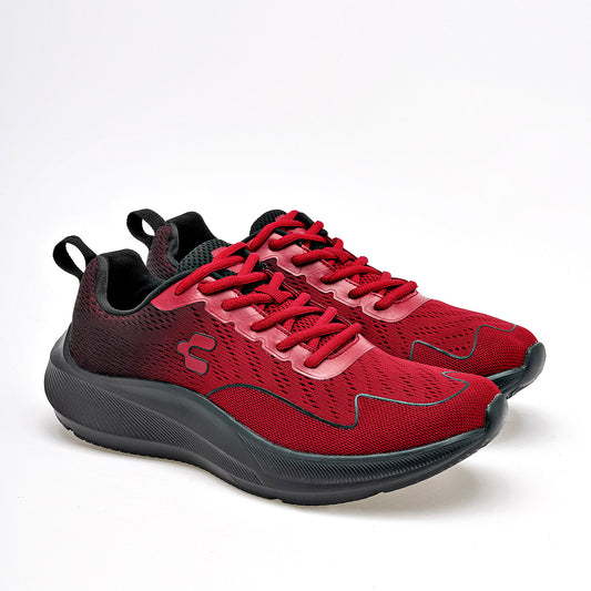 TENIS DEPORTIVO JUVENIL CHARLY 1087230002 ROJO NEGRO