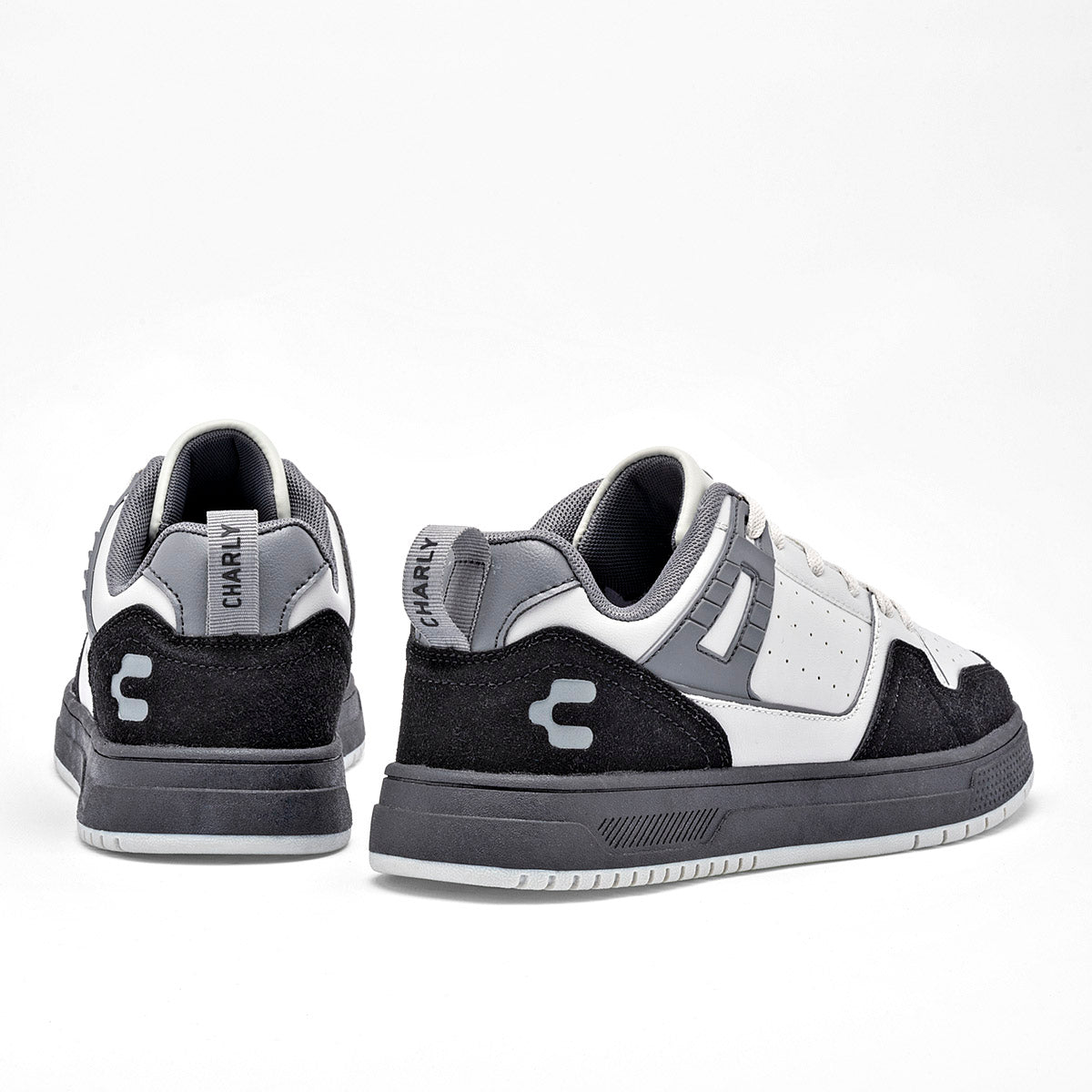 TENIS URBANO HOMBRE CHARLY 108716000 GRIS NEGRO
