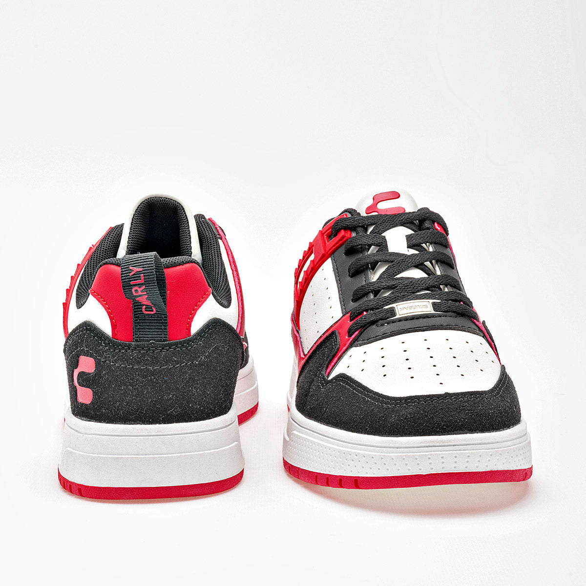 TENIS URBANO HOMBRE CHARLY 1087160002 BLANCO NEGRO ROJO
