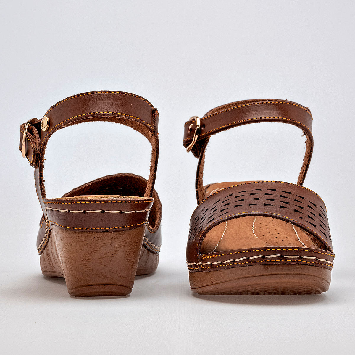 SANDALIA MUJER MORA CONFORT ZAKIA CAMEL