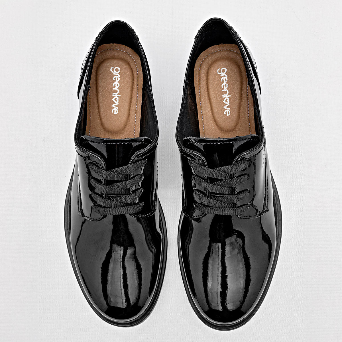 ZAPATO CASUAL MUJER GREEN LOVE 94090 NEGRO CHAROL