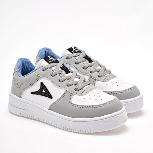 TENIS NIÑO URBANO PIRMA 5002 GRIS BLANCO