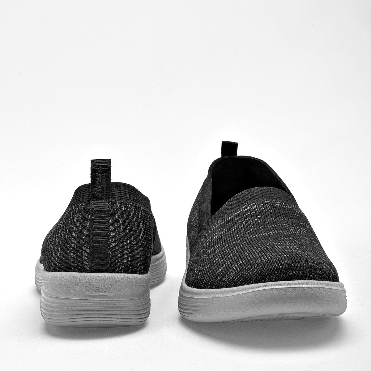 ZAPATO CASUAL MUJER FLEXI 104918 NEGRO GRIS