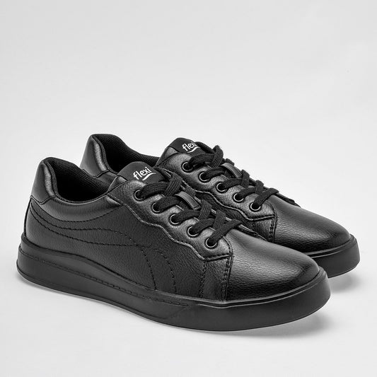 TENIS URBANO MUJER FLEXI 129201 NEGRO