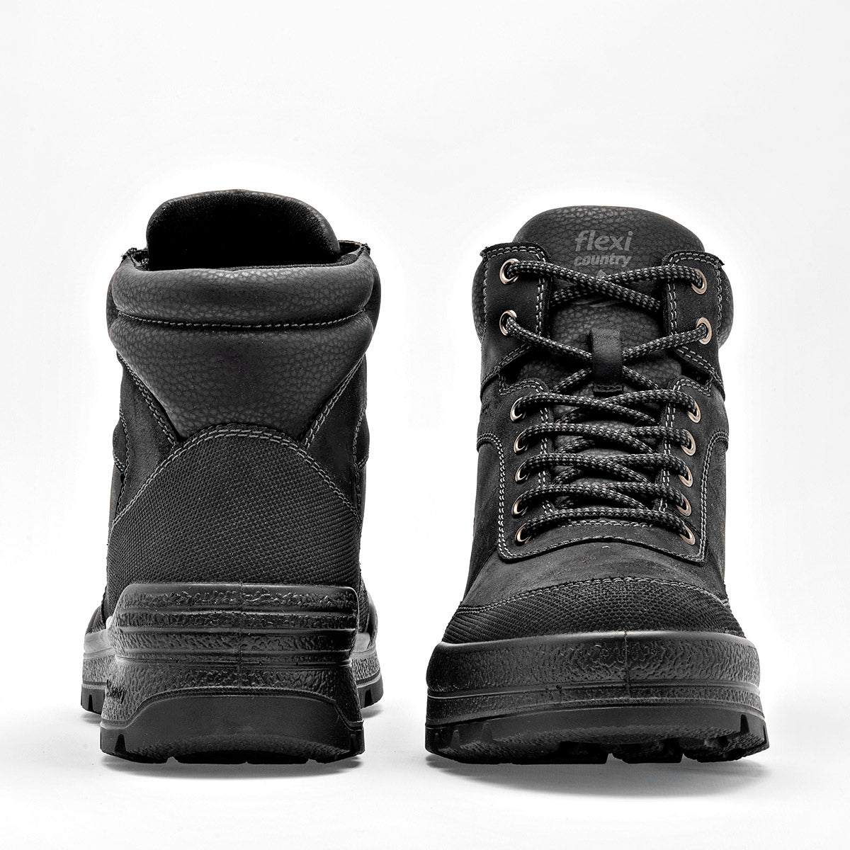 Botín de piel para Hombre marca Flexi Negro