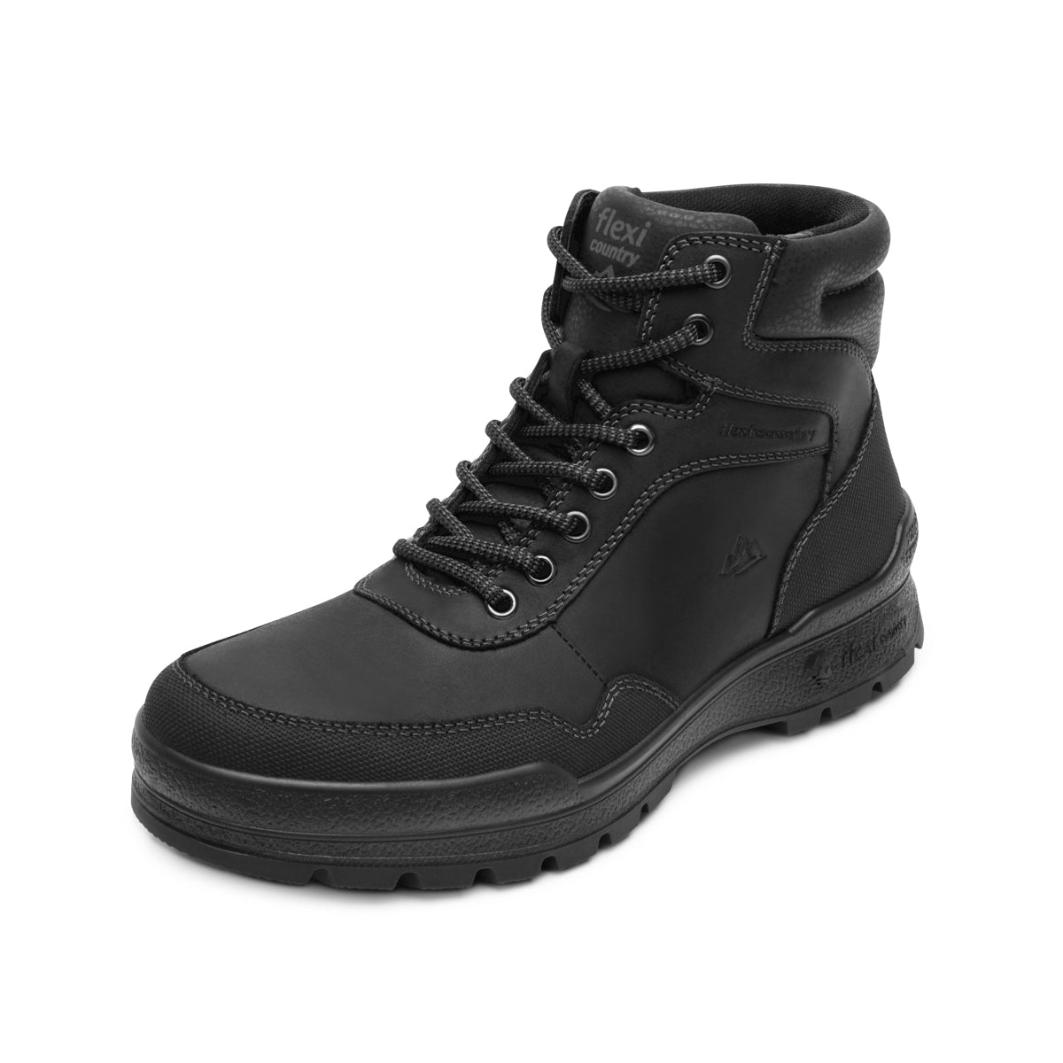 Botín de piel para Hombre marca Flexi Negro