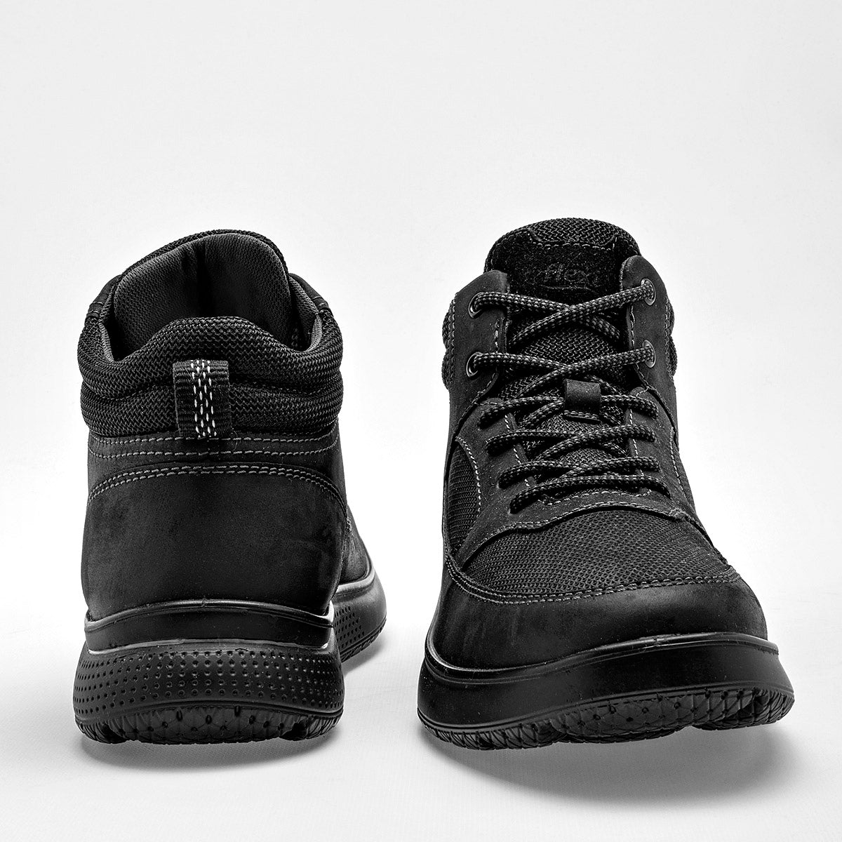 Botín de piel para Hombre marca Flexi Negro