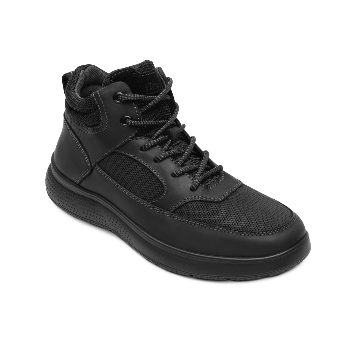 Botín de piel para Hombre marca Flexi Negro