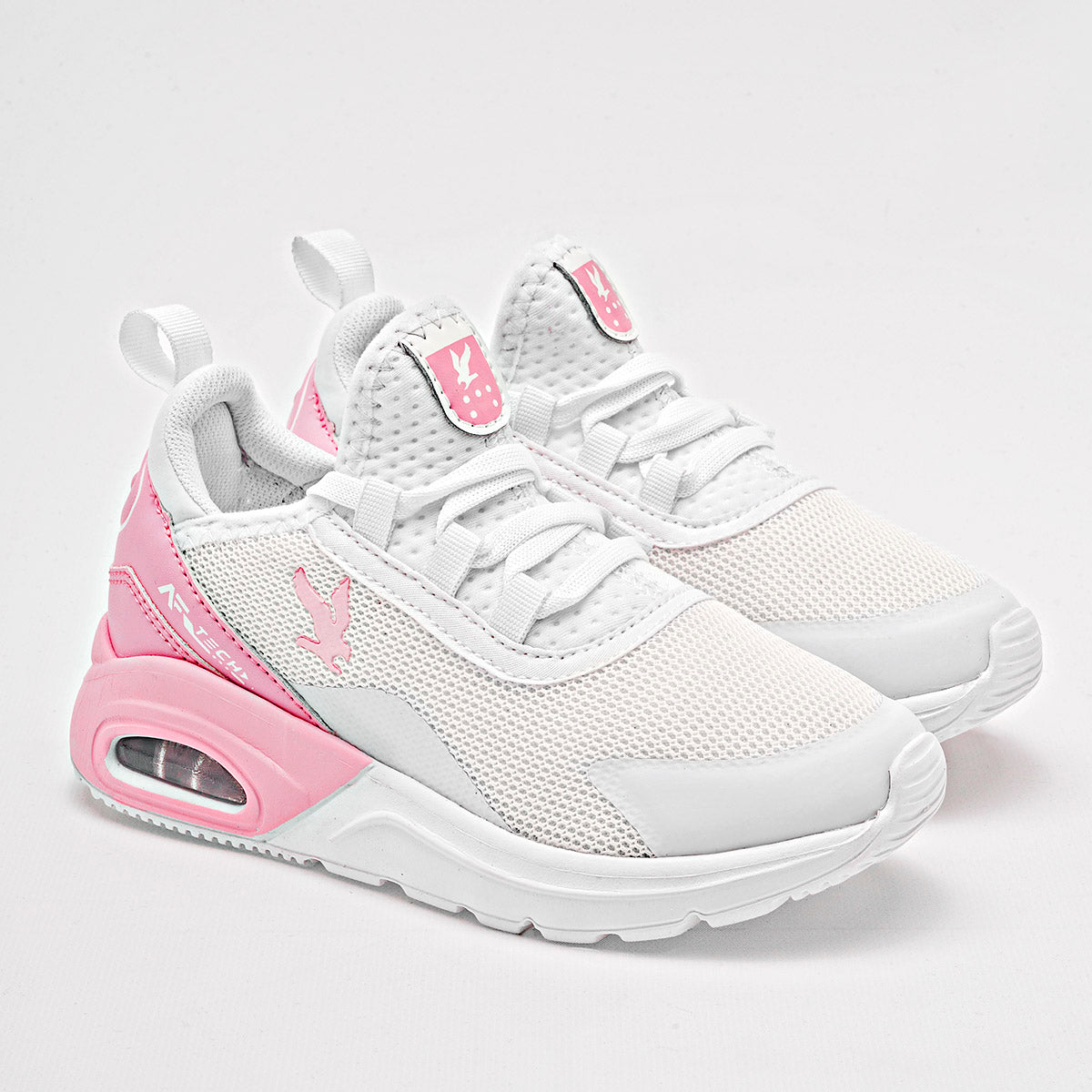 TENIS NIÑA URBANO AMERICAN FIRE A080 BLANCO ROSA