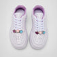TENIS NIÑA URBANO LEDS 12038 BLANCO LILA