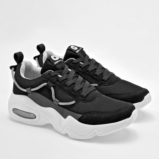 TENIS URBANO MUJER MORAMORA AZUL NEGRO