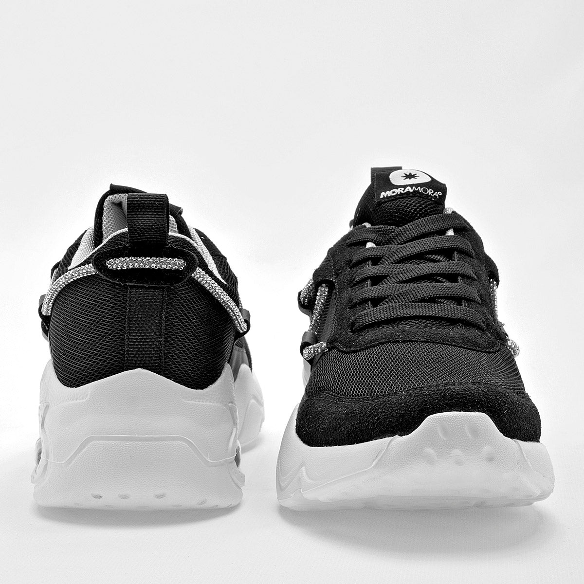 TENIS URBANO MUJER MORAMORA AZUL NEGRO