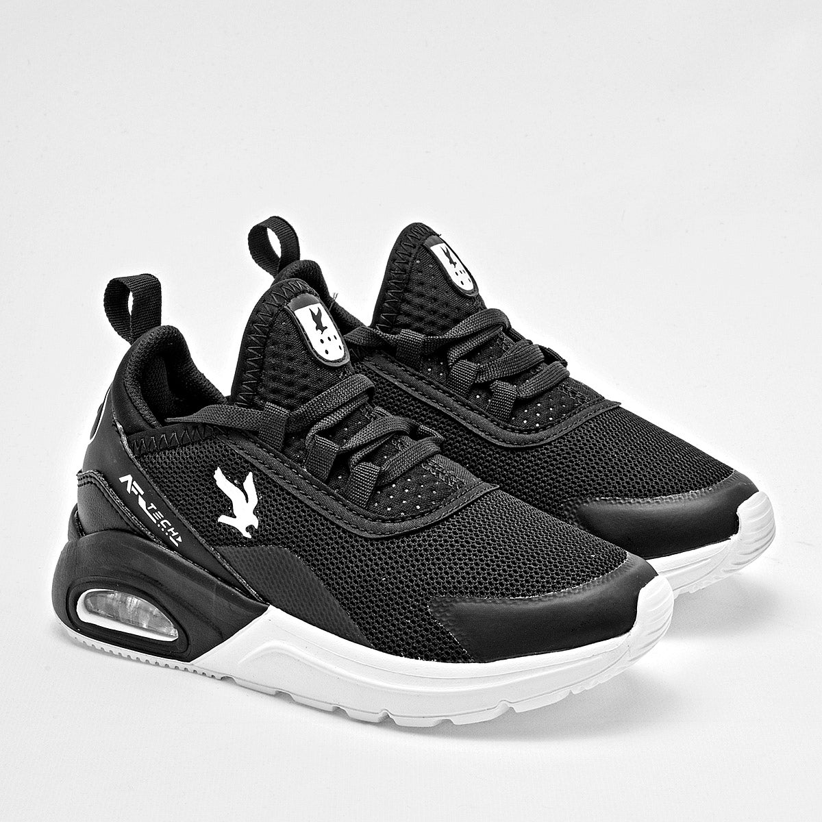 TENIS NIÑO URBANO AMERICAN FIRE A080 NEGRO