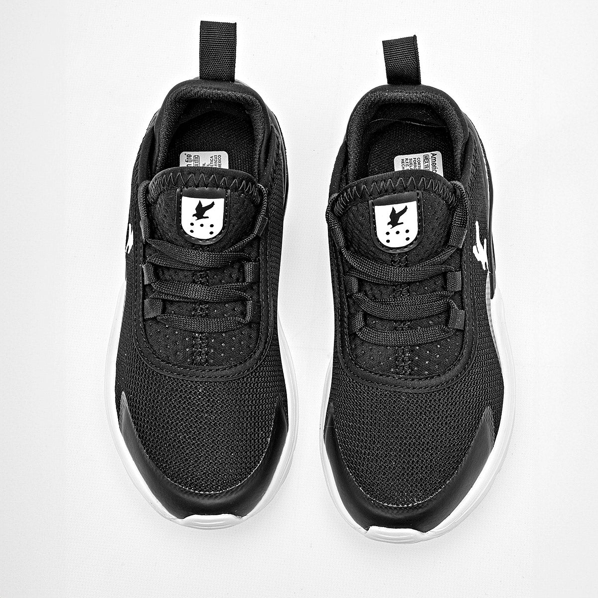 TENIS NIÑO URBANO AMERICAN FIRE A080 NEGRO