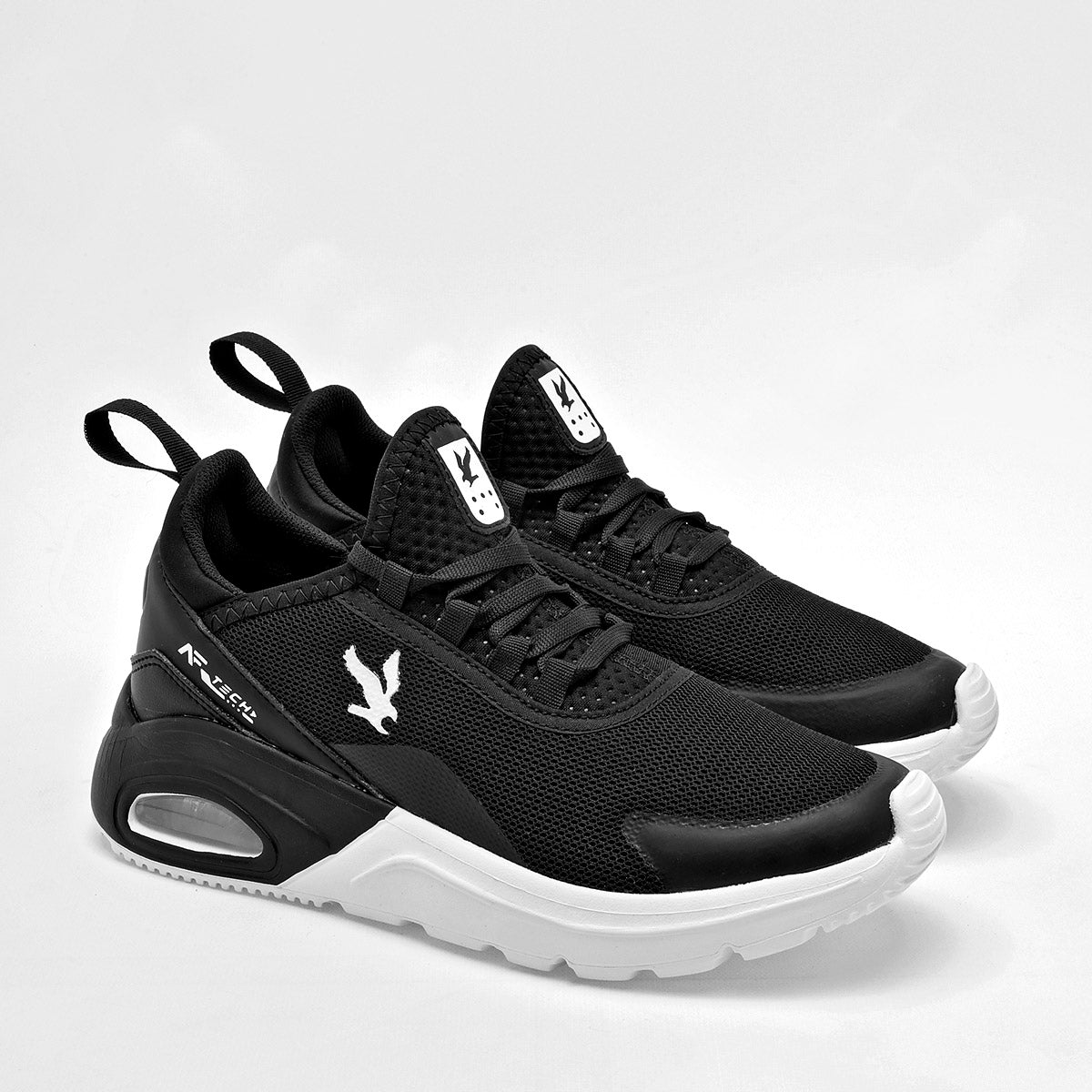 TENIS URBANO JUVENIL AMERICAN FIRE A080 NEGRO