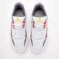 TENIS URBANO JUVENIL AMERICAN FIRE A79 BLANCO GRIS ROJO