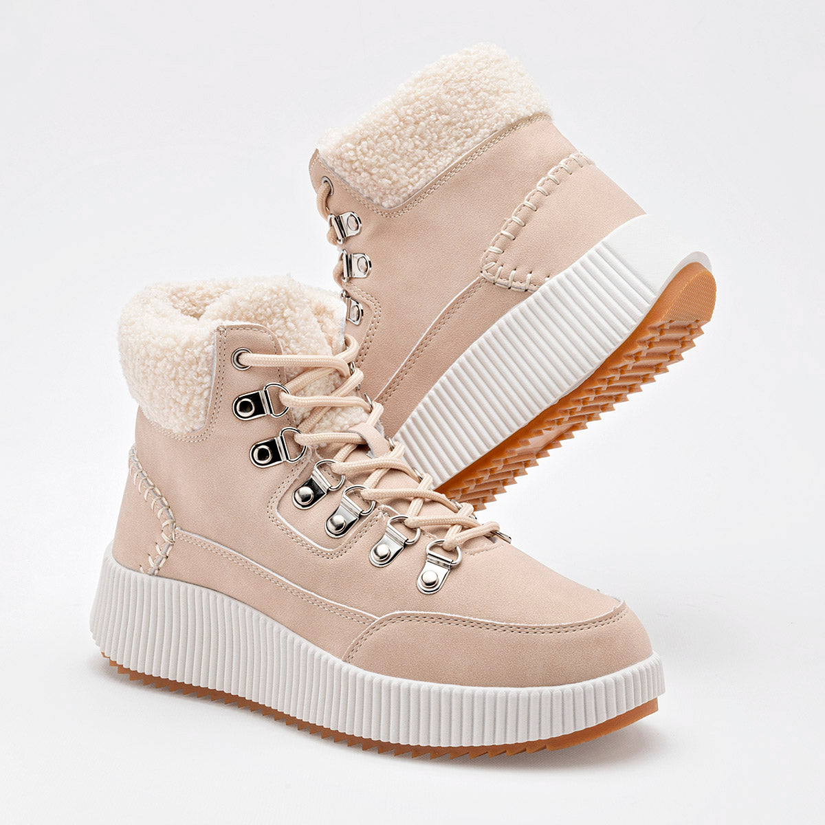 Been Class Bota con peluche para mujer