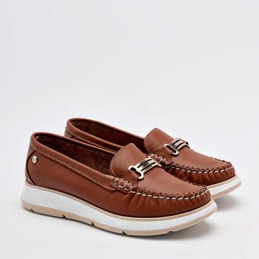 ZAPATO CASUAL MUJER MORA CONFORT TIFANY CAFE