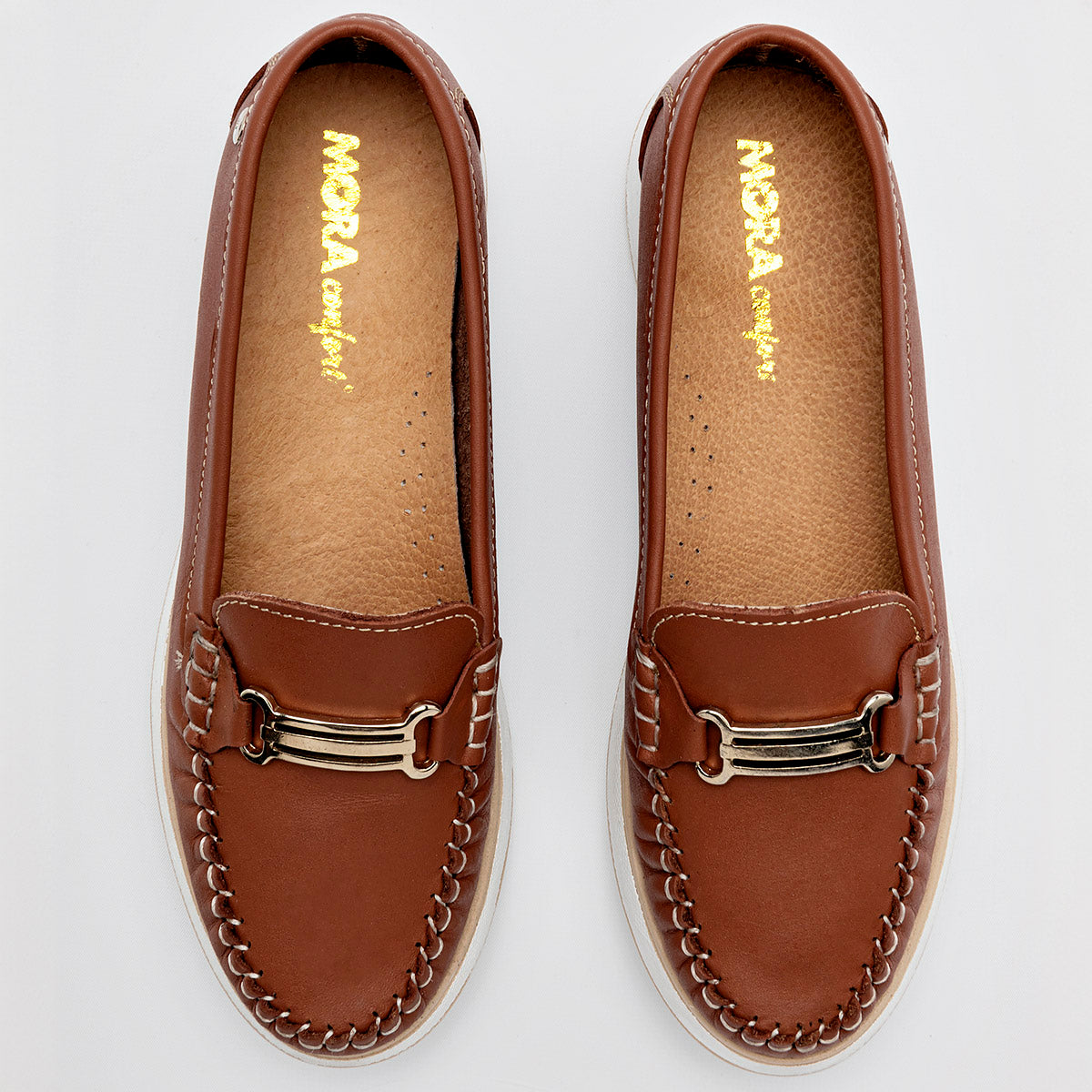 ZAPATO CASUAL MUJER MORA CONFORT TIFANY CAFE