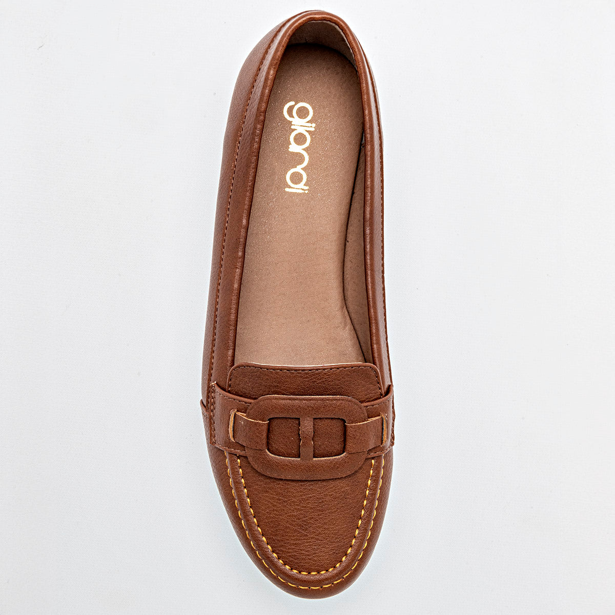 Flats Casual Gilardi Para Mujer 8524 Color Camel