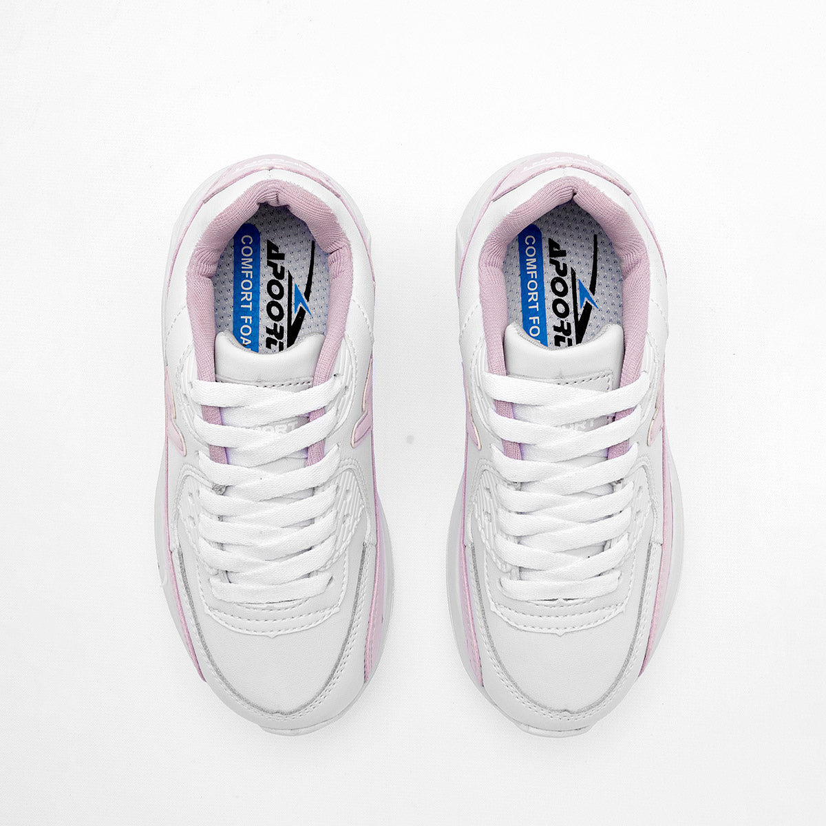 TENIS NIÑA URBANO APOORT A5013 BLANCO LILA