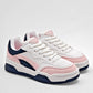TENIS URBANO MUJER CLASBEN GRECIA BLANCO ROSA MARINO
