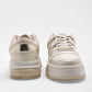 TENIS URBANO MUJER CLASBEN OLIMPIA BEIGE ORO
