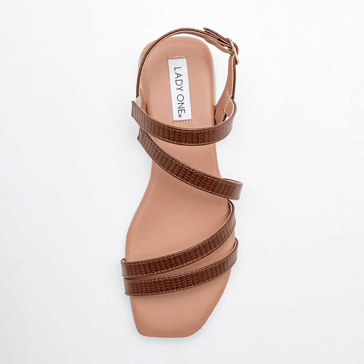 Sandalia Lady One Para Mujer MG6201 Color Cafe