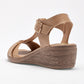 Sandalia Lady One Para Mujer Xce Color Beige