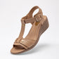 Sandalia Lady One Para Mujer Xce Color Beige