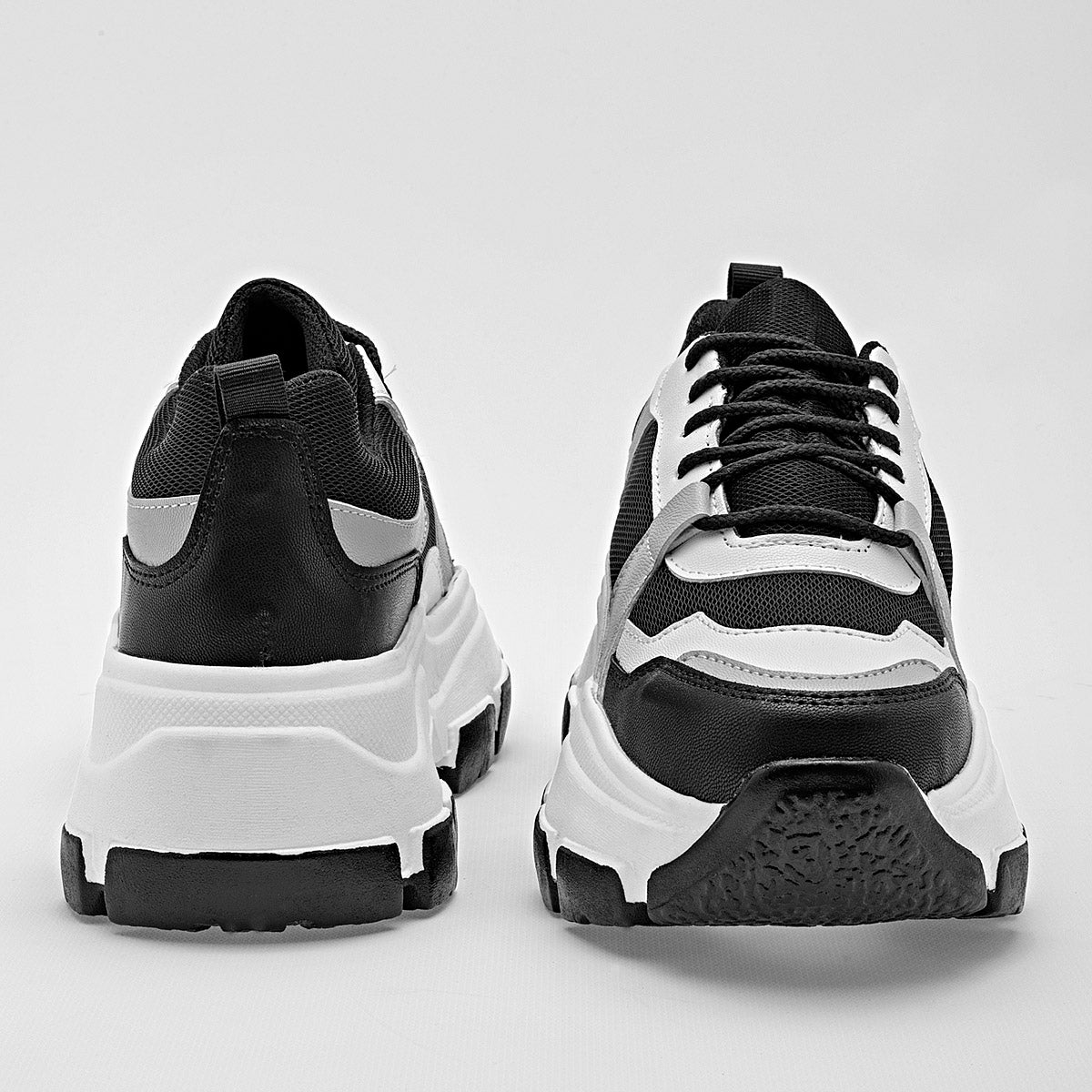 TENIS URBANO MUJER MIMAR 2018T BLANCO NEGRO GRIS