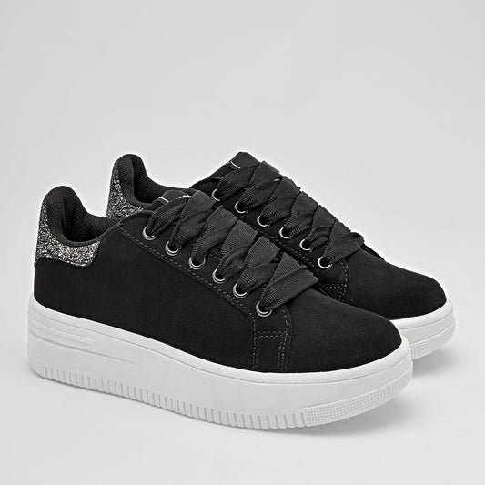 TENIS URBANO MUJER MORAMORA EDNA NEGRO